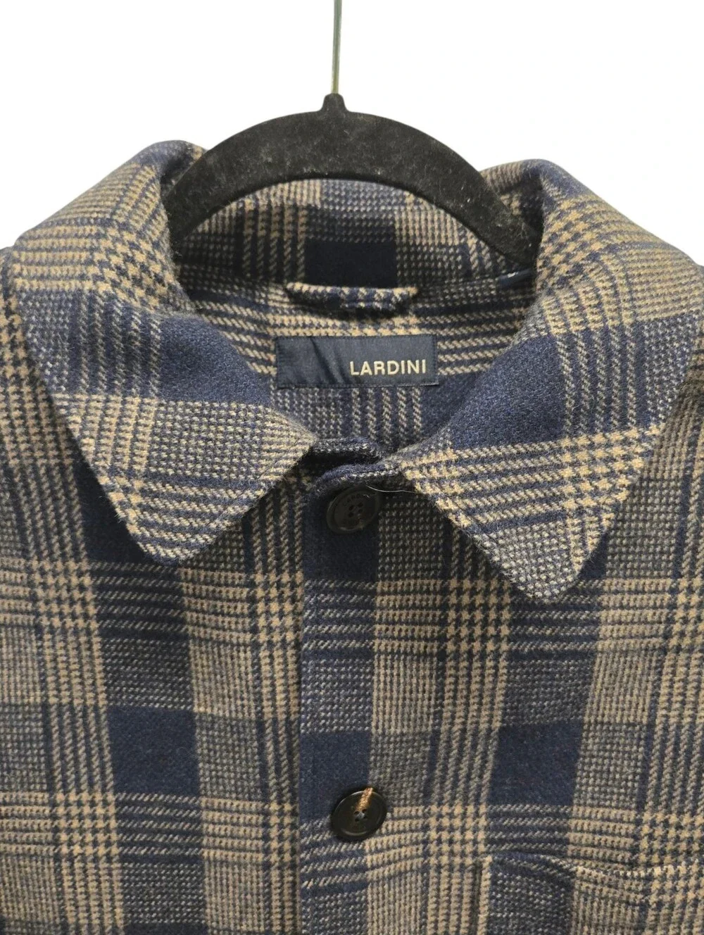 Lardini plaid wool
